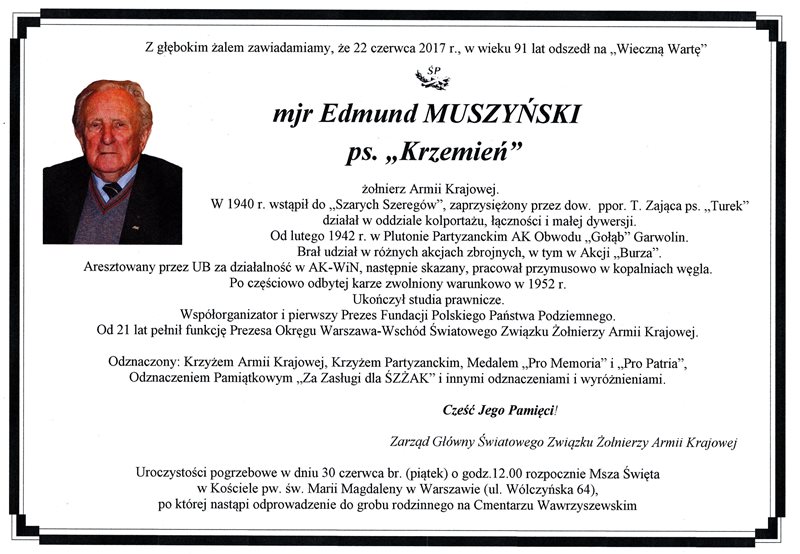 śp. Edmund Muszyński