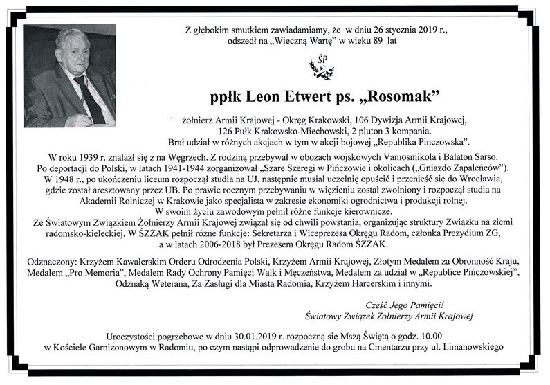 śp. Leon Etwert